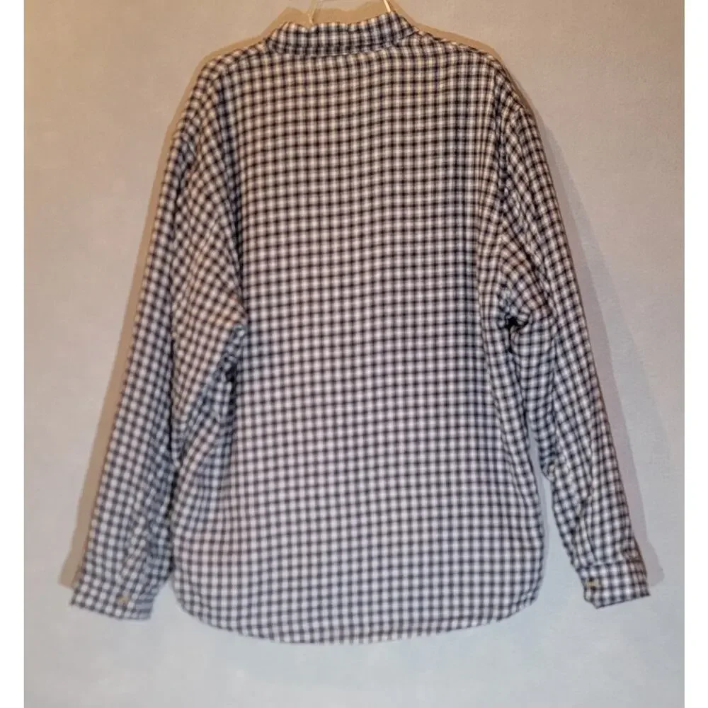 Properly Tied Cypress Shirt Jacket Olympus Plaid Navy XXL NWT